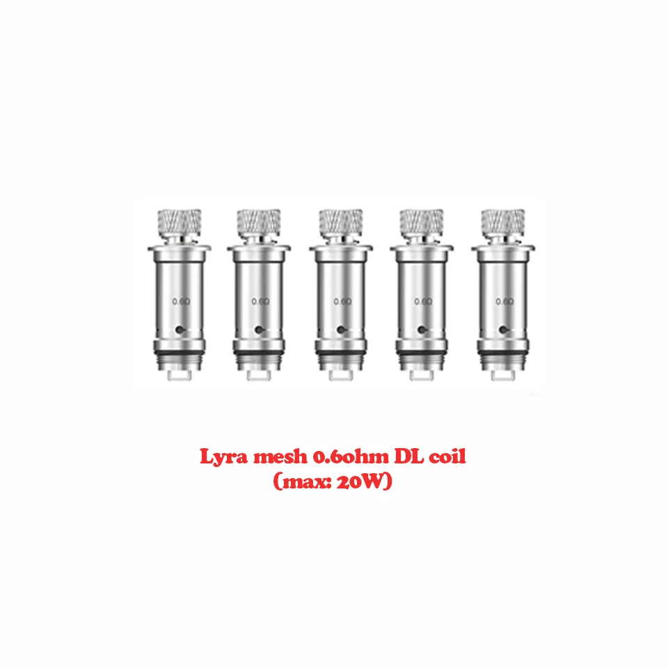 Сменная катушка Lost Vape Lyra 5 шт./лот 0 6ом сетчатая и Обычная Катушка 1 2 Ом для LostVape Pod