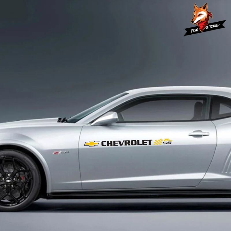 Спортивные полосы автомобильные наклейки с обеих сторон спортивные для Chevrolet CRUZE
