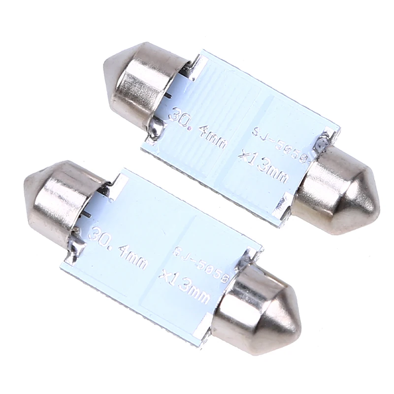 POSSBAY оптовая продажа 2 шт. 36 мм 5050 6SMD белый микро общий автомобиль гирлянда для
