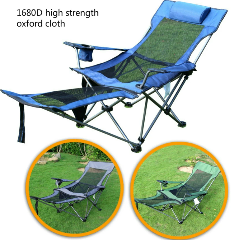 買取 ポータブルで取り外し可能な折りたたみ椅子,フットレスト付きのビーチチェア,釣りスツール,キャンプ