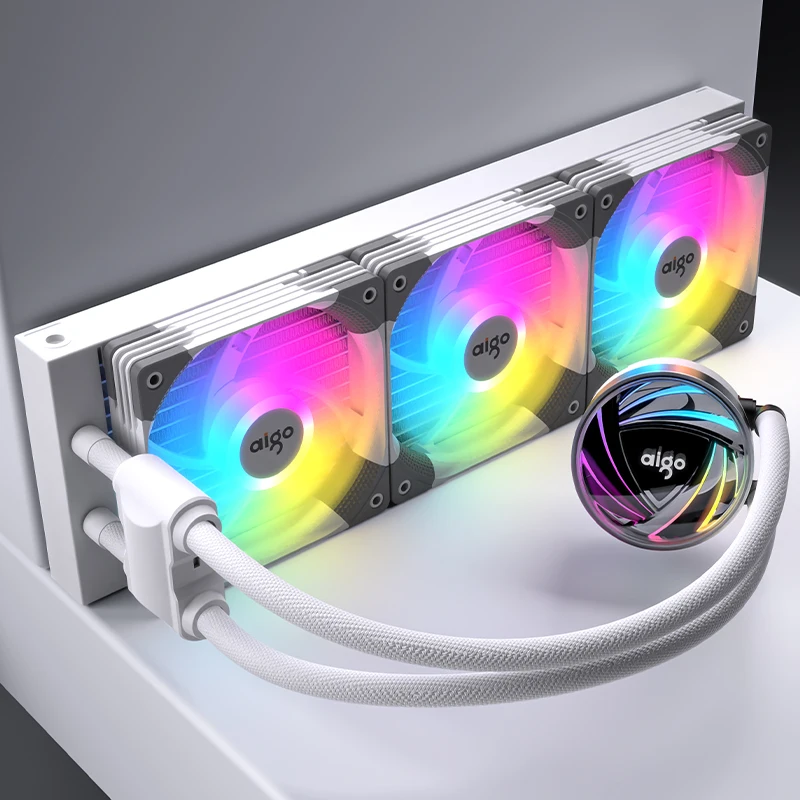 Чехол для компьютера Aigo Galaxy PC 240/360 ARGB CPU охладитель воды радиатор охлаждения LGA
