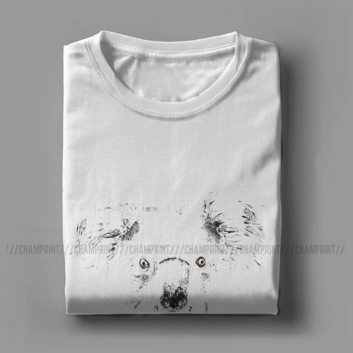 Мужские зимние футболки Koala Забавные из 100% хлопка с коротким рукавом милые