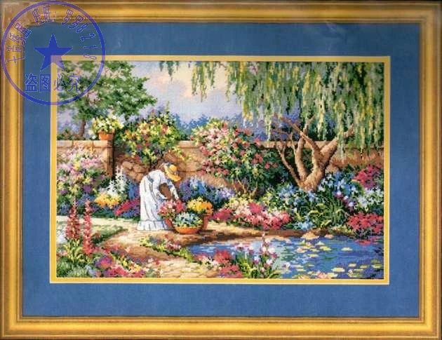 Мм Высокое качество красивый и милый комплект для вышивки крестиком женщина