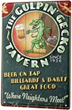 

Жестяной знак Декор таблички пиво Бар Паб чайпин Gecko таверна Винтаж