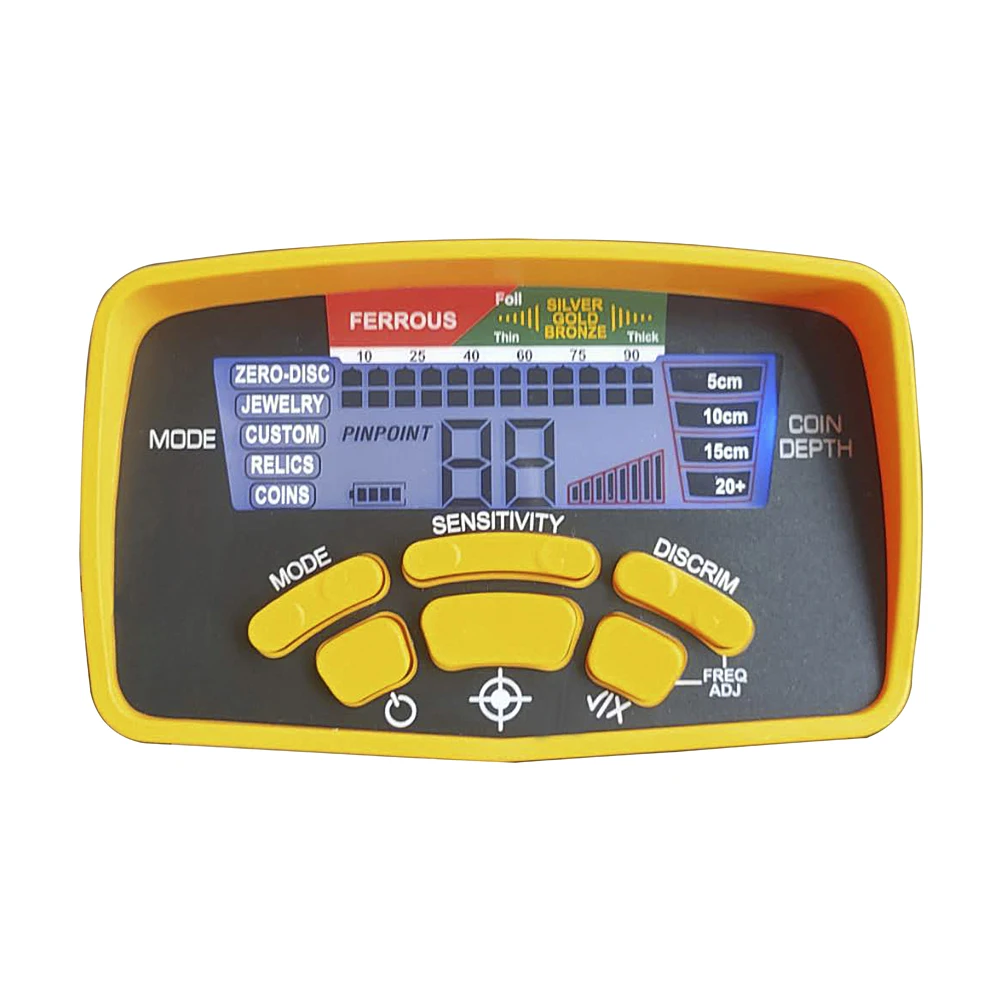 Professional Underground Metal Detector MD-6450 with Backlight LCD Digital display MD-6350 11&quot Waterproof Search Coil | Инструменты