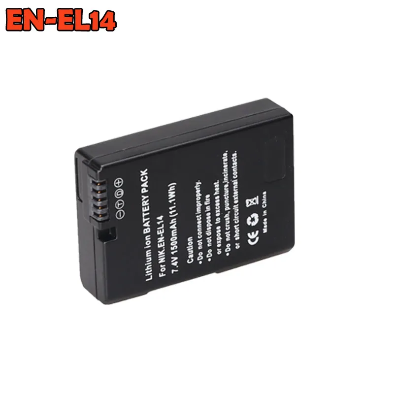 2x EN-EL14 en-el14a RU EL14 el14a Батарея декодировать bateria+ usb зарядное устройство для nikon d5300 d5200 d5100 d3100 d3200 P7100 P7800