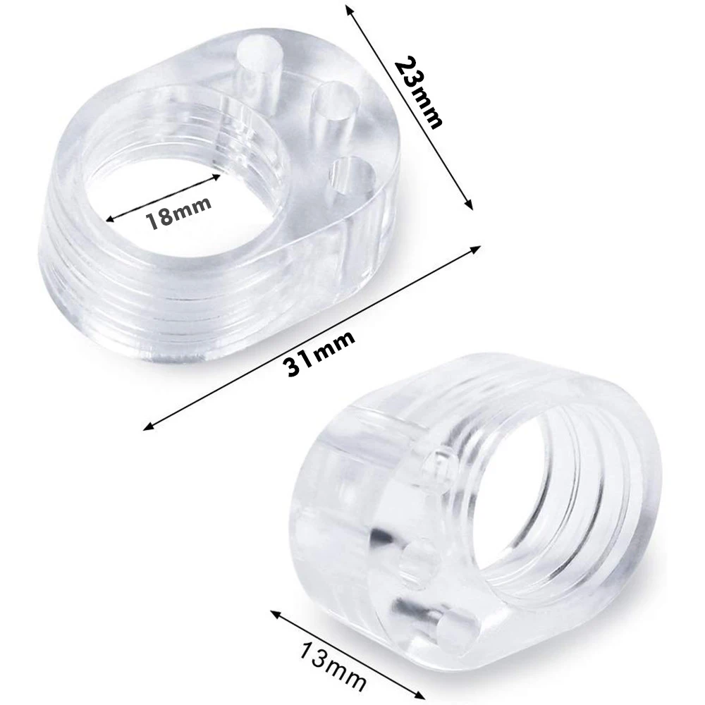 1 шт. Прозрачная силиконовая дверная ручка буферная пробка защита от детей