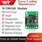 9-осевой автономный регистратор данных-Акселерометр WitMotion WT901SD, трехосевой гироскоп, ускорение, угол (точность XY 0,05 ), магнитометр