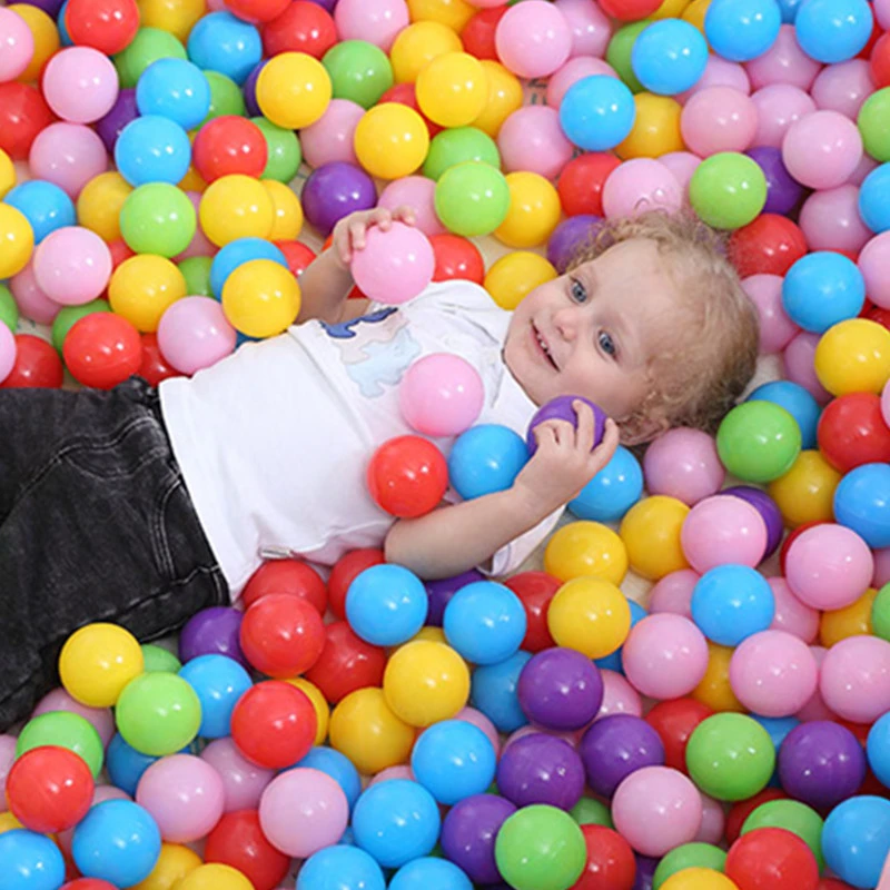 Цветные детские пластиковые шарики бассейн для воды мяч океанских волн игрушка