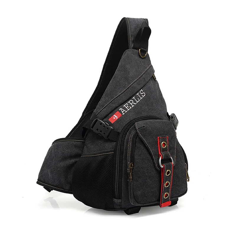 Сумка Кроссбоди aerlissa для мужчин Холщовая подростков дорожная школьная сумка