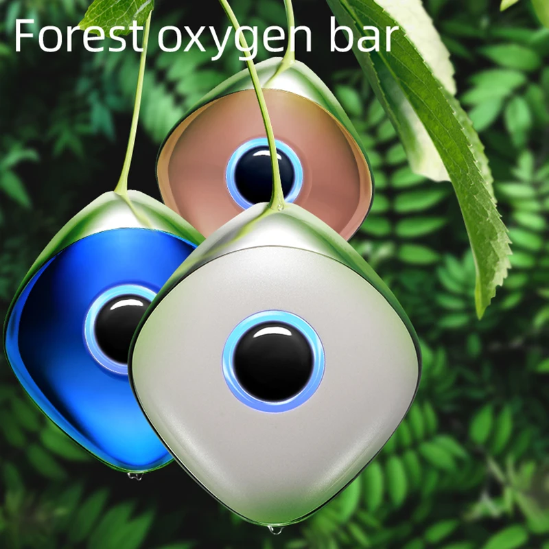 

Necklace USB Mini Portable Smart Air Freshner Ionizer Negative Ion Generator Personal Wearable Deodorizer Machine Air Purifier