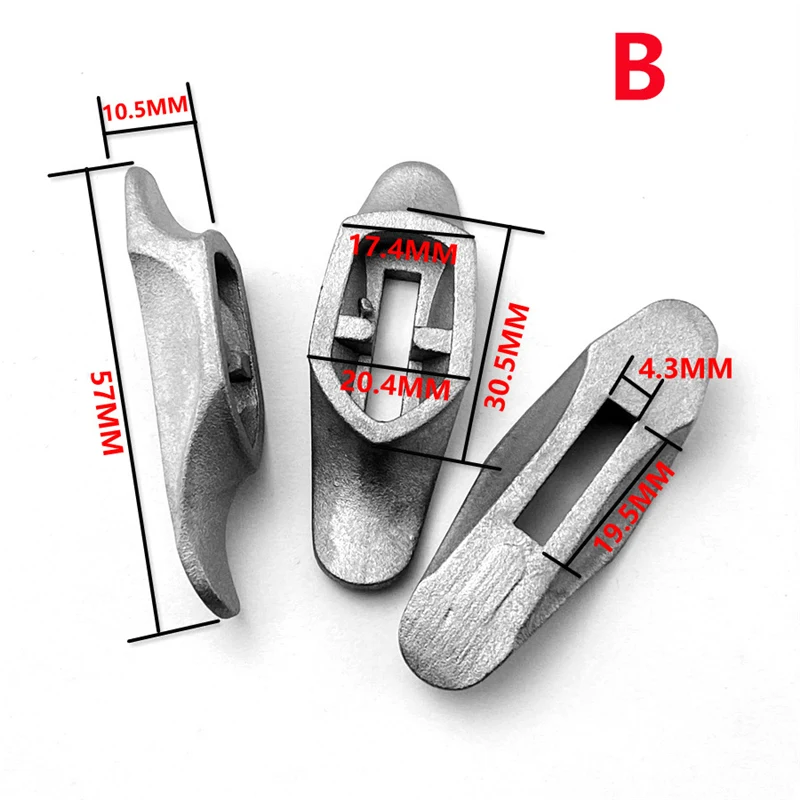 

Stainless Steel 430 Head Cutter Guard Custom Grip Making Handle Bolster DIY Parts