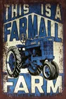 Металлический жестяной знак Farmall ферма трактор реклама винтажный Ретро стиль металлический знак табличка