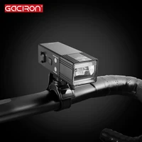 gaciron v6c 400 speed bicycle light 400lumens power bank waterproof usb rechargeable bike light flashlight with wire switch
