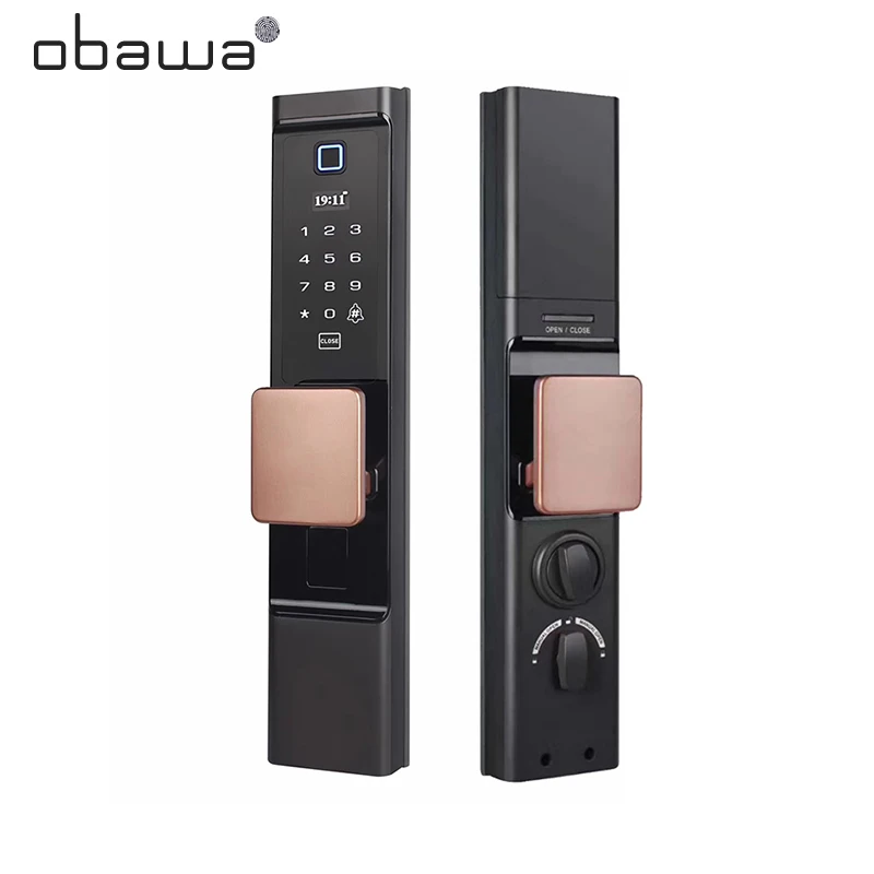 

Obawa Intelligent Electronic Lock Biometric Fingerprint Door Lock Safe Mortise Lock Verification With digital code key card 768
