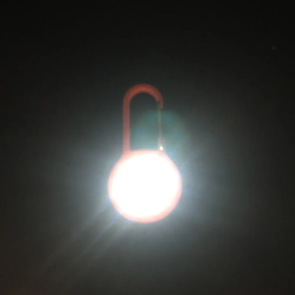 

Outdoor Carabiner Lights Schoolbags Safe Warning Lights Hiking Backpacks Luminous Hanging Night Walk Bike Light Waterproof