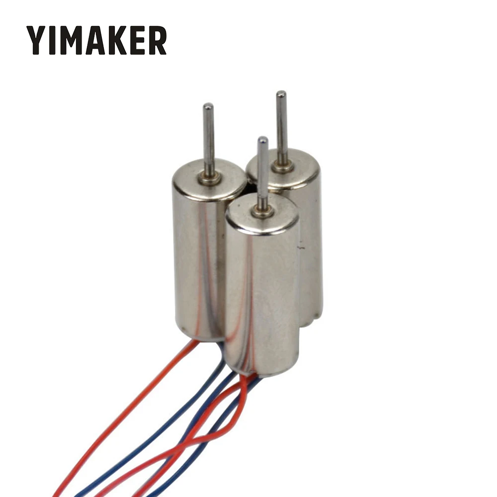 YIMAKER, 10 шт., 716, бессердечный двигатель, супер прочность, высокая скорость, магнитная длинная ось, модель самолета, полый двигатель для DIY 7*16 мм