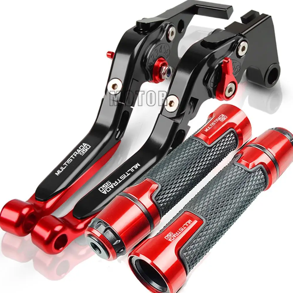 

FOR DUCATI 950 MULTISTRADA 2017 2018 2019 2020 2021 CNC Motorcycle Accessories Extendable Brake Clutch Levers Handle Grips ends