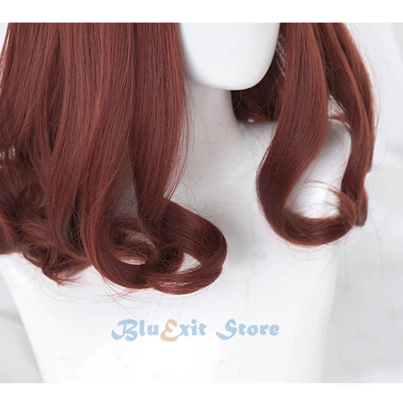 Женский парик в стиле &quotЛолита&quot Харадзюку красно коричневый с короткими