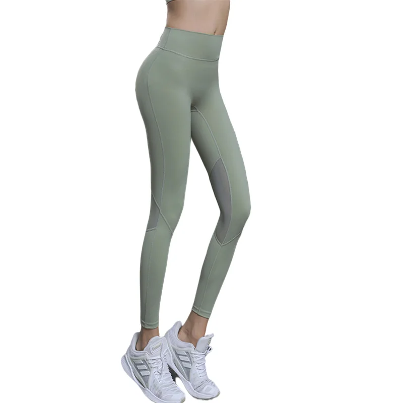 Новые модные штаны для йоги с девятью точками подтягивающие бедра колготки