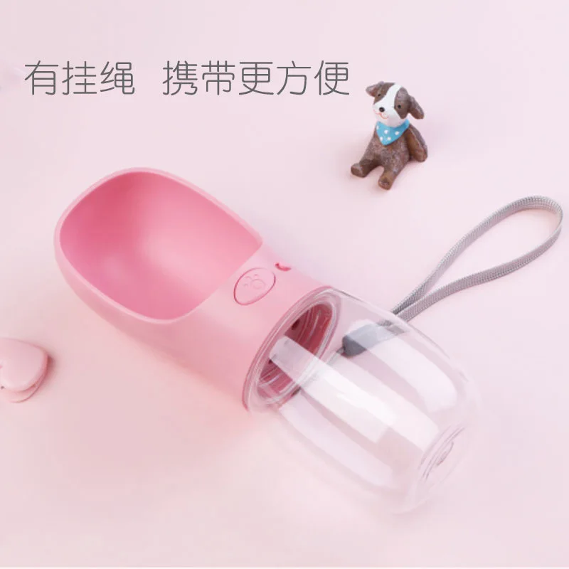 Стакан для ухода за питомцами переносной дорожный чайник из стекла миски воды