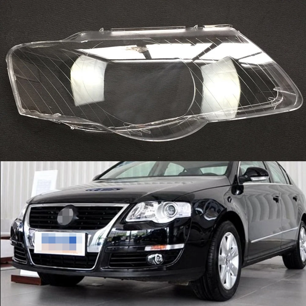 Рассеиватель фары для Volkswagen VW Passat B6 2006 2007 2008 2009 2010 2011 головной светильник крышка