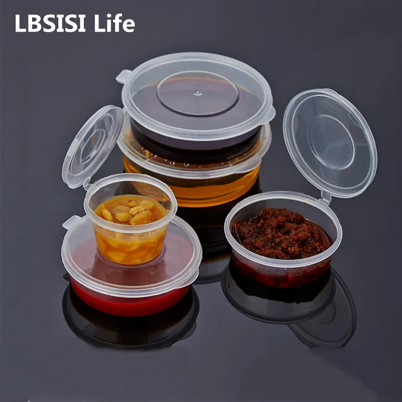 Одноразовые пластиковые пищевые контейнеры с крышками LBSISI Life 50 шт. | Дом и сад