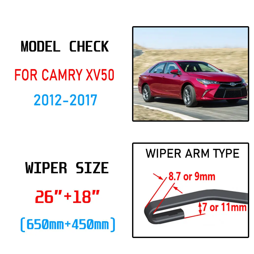 Для Toyota Camry 50 XV50 аксессуары 2012 ~ 2017 спереди стеклоочистителя ветрового стекла
