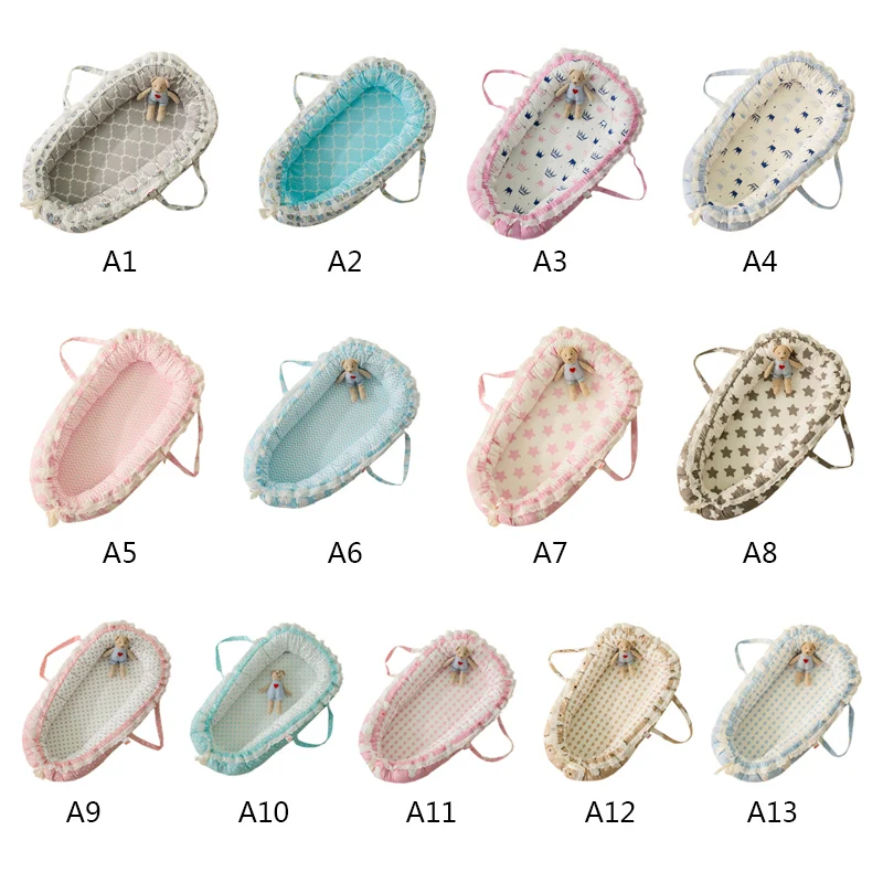 

CX-Baby Bassinet For Bed Portable Baby Lounger For Newborn Crib Breathable Sleep Nest