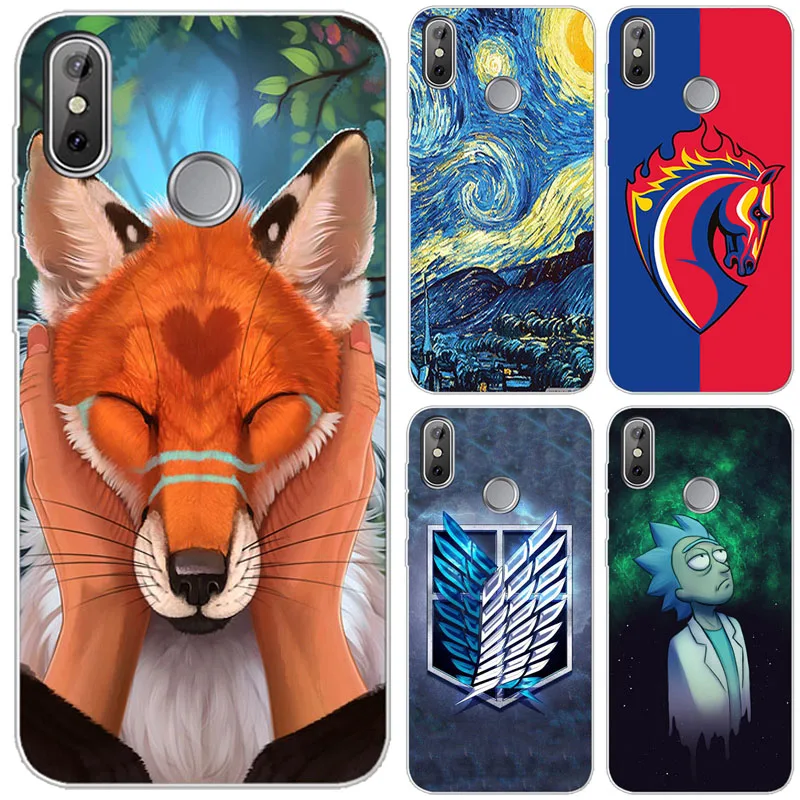 Soft silicone Phone Cases For Cubot R11 TPU Back Cover Coque R 11 Print painting symbol style Case | Мобильные телефоны и