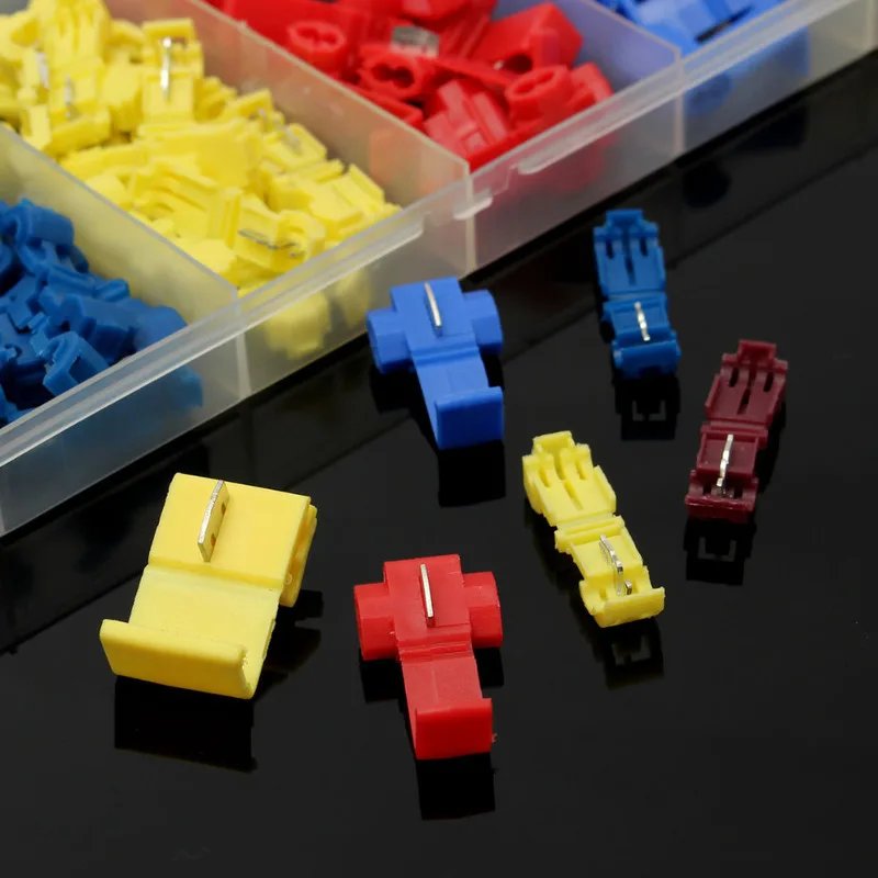 96 шт. желтый красные синие обжимных разъёмов коннекторов для электрических