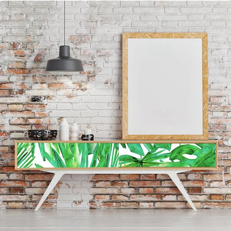 53X122 см Diy креативные лесные листья водонепроницаемые самоклеющиеся наклейки на