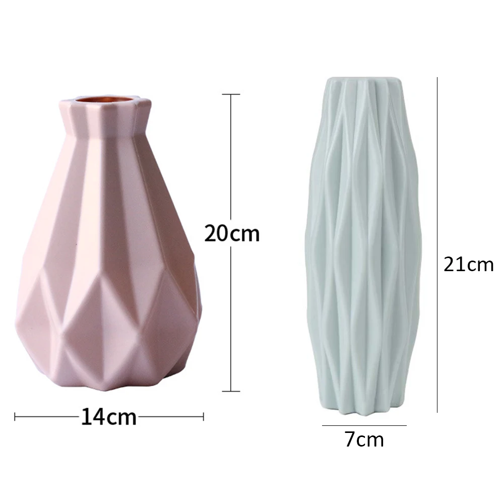 Современная простая пластиковая ваза в скандинавском стиле устойчивые к