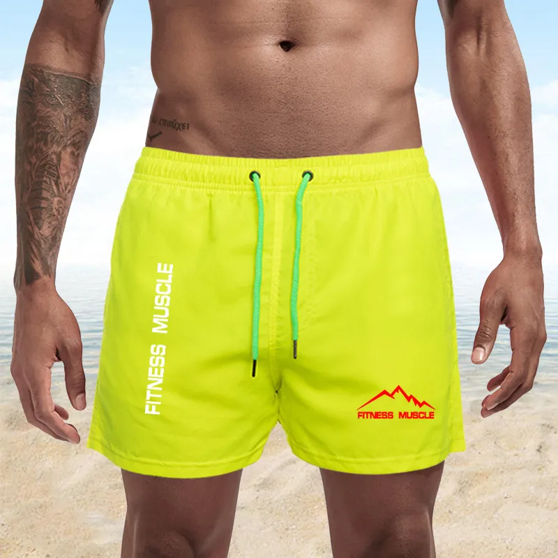 

Swimming Shorts for Men Swimwear Swimsuit Swim Trunks Summer Bathing Beach Wear Surf Short Quick Dry Board Pocket Pants