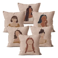 fashion pink pillow case for sofa cartoon pillowcase decoration nordic cushion cover home decor 4040 45x45 decorative