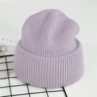 Зимняя шапка унисекс из натурального кроличьего меха, 17 цветов