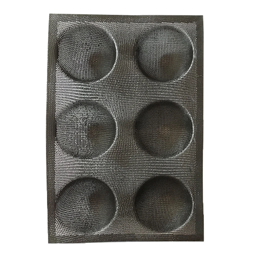 Силиконовые формы для гамбургеров MagiDeal пекарская булочка выпечки хлеба с 6