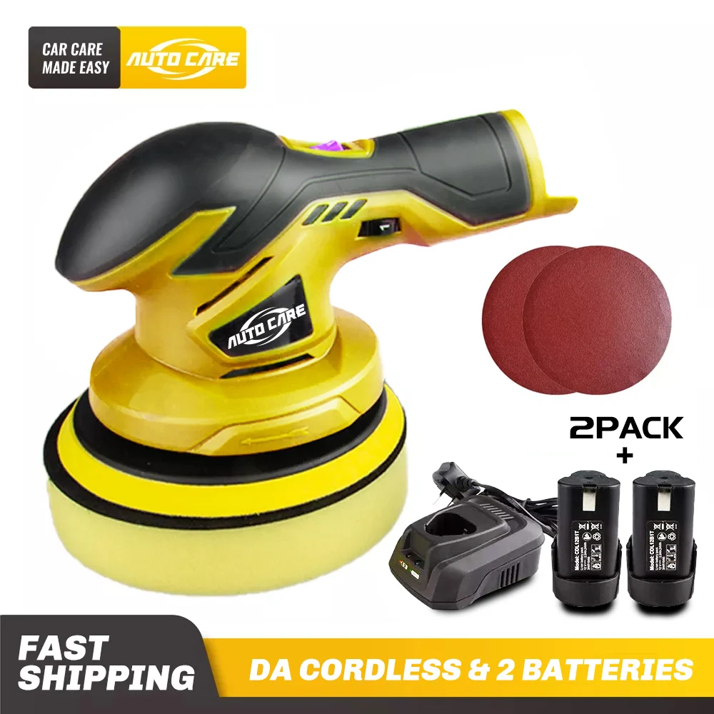

Cordless Car Polisher 12v Machine Tool Circles for Polishing of Soils Brushless Sanding Machines Orbital Grinding Machine