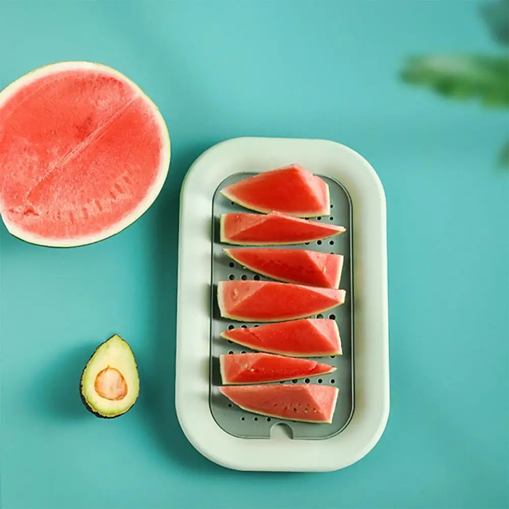 

Простой прямоугольный пластиковый поднос для фруктов и десертов, кухонные принадлежности, многофункциональный домашний кухонный инструме...