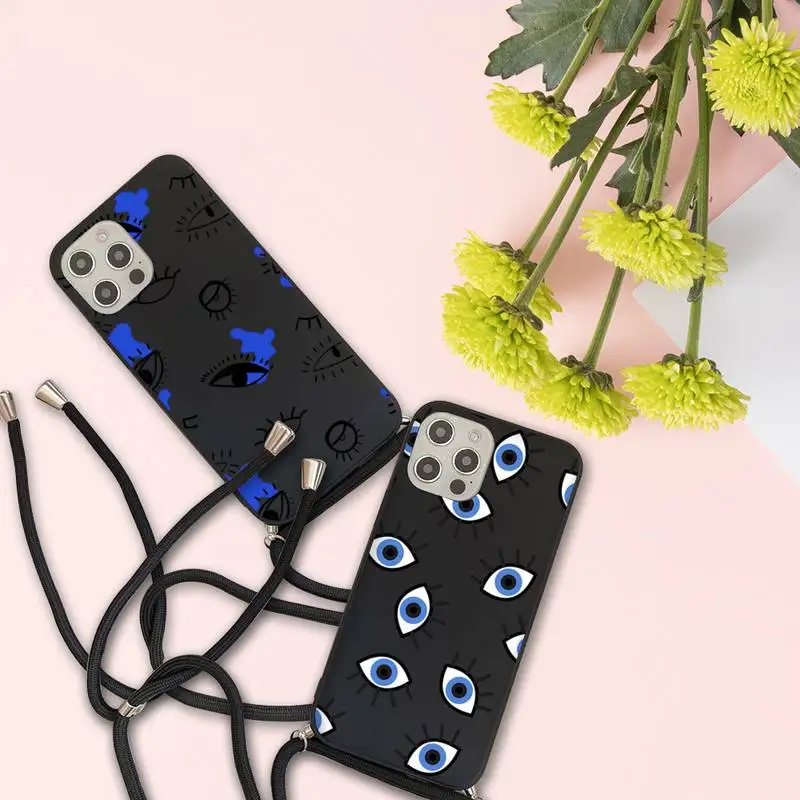 

Fashion Evil eye art pattern Phone Case for iPhone 7 8 11 12 se 2020 mini pro X XS XR MAX Plus