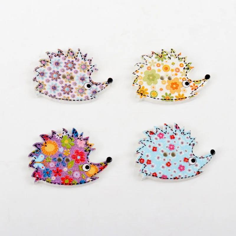 Смешанные деревянные пуговицы милая фотосессия 2 отверстия скрапбукинг