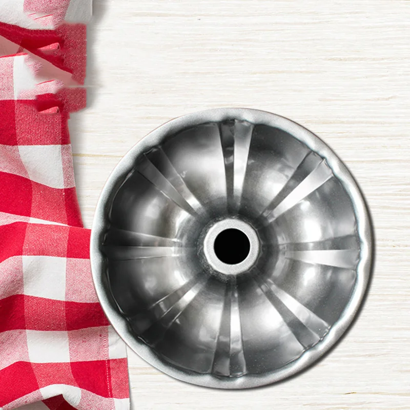 

New-9 Inch Cake Tool Baking Mold Tool Round Groove Cake Plate Flower Mold Baking Tray