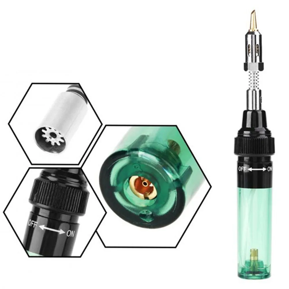 

Plastic + Metal Soldering Iron Tool Kit Torch Welding 4 In1 8ML Cordless