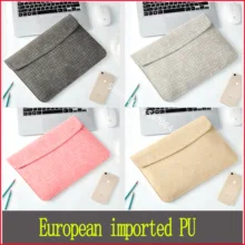 PU Laptop Sleeve Bag case For Macbook Air Pro 13.3 A2179 A2289 A2337 A2338 for 12 13 14 15 16 inch Asus Lenovo Women Men Cover