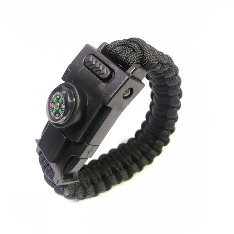 Светодиодные фонари Paracord 550 4 мм браслет многофункциональный парашютный шнур треккинг Пешие прогулки аварийный набор выживания браслет часы веревка