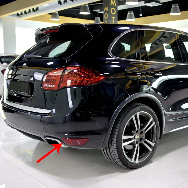 Красный отражатель заднего бампера для Porsche после Cayenne 2011-2014 95863110500 95863110600 |