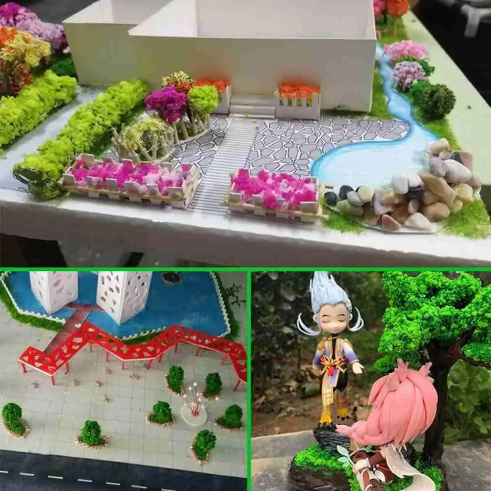 

Имитационная модель сцены, имитация кустарника, масштабная модель, трава, материалы, дерево, трава, буксир, модель для строительства «сделай...