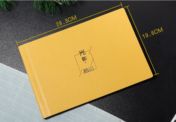 Leather Photo Book Custom Album Production College Students Gathered Commemoration DIY Manual Photo Gallery Scrapbook Paper