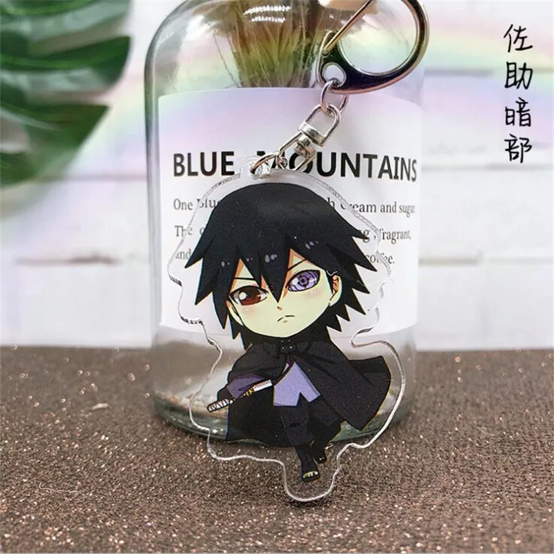

2020 trend anime Naruto keychain men and women acrylic jewelry accessories cartoon key ring pendant pendant new year gift