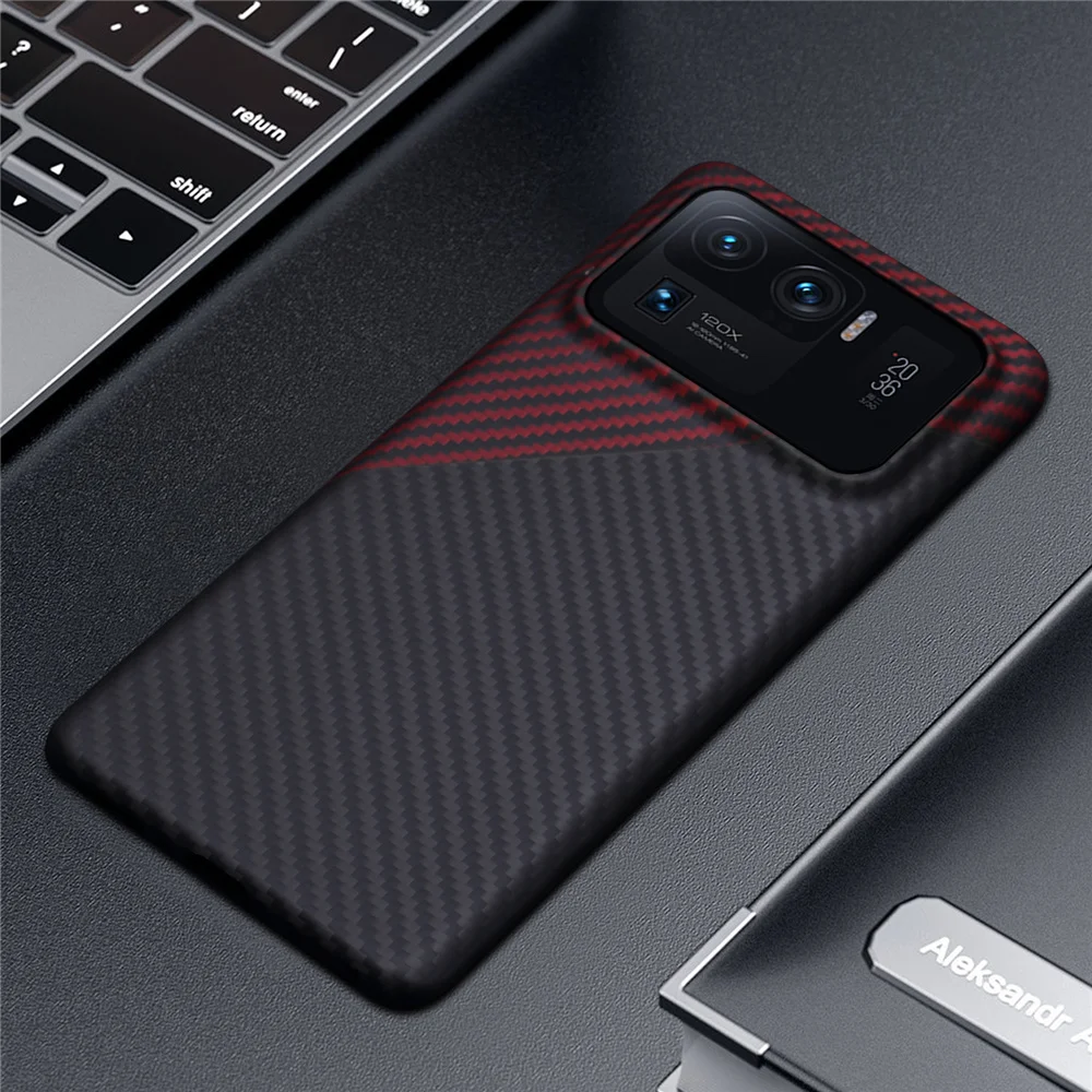 

Thin light aramid Carbon fiber case For xiaomi mi 11 ultra,mi 11 pro phone bumper shell